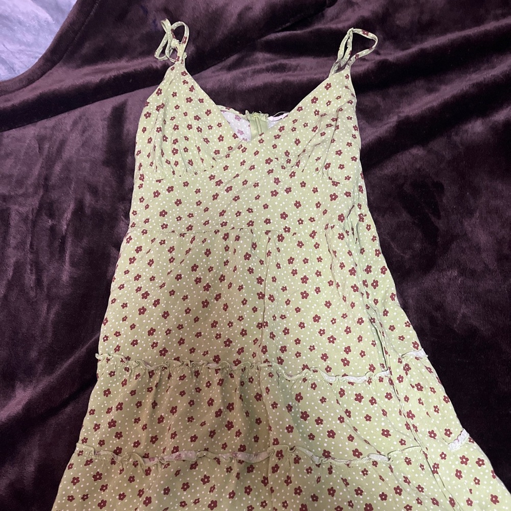 Pacsun LA Hearts green mini dress